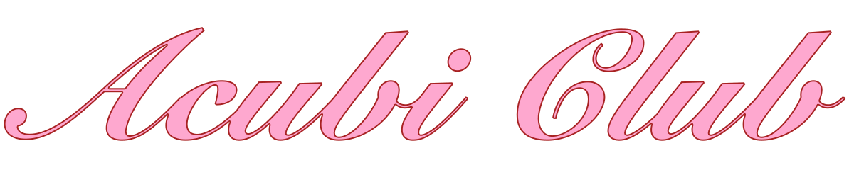 The Queen of Kitschy Fashion: Acubi-club Logo
