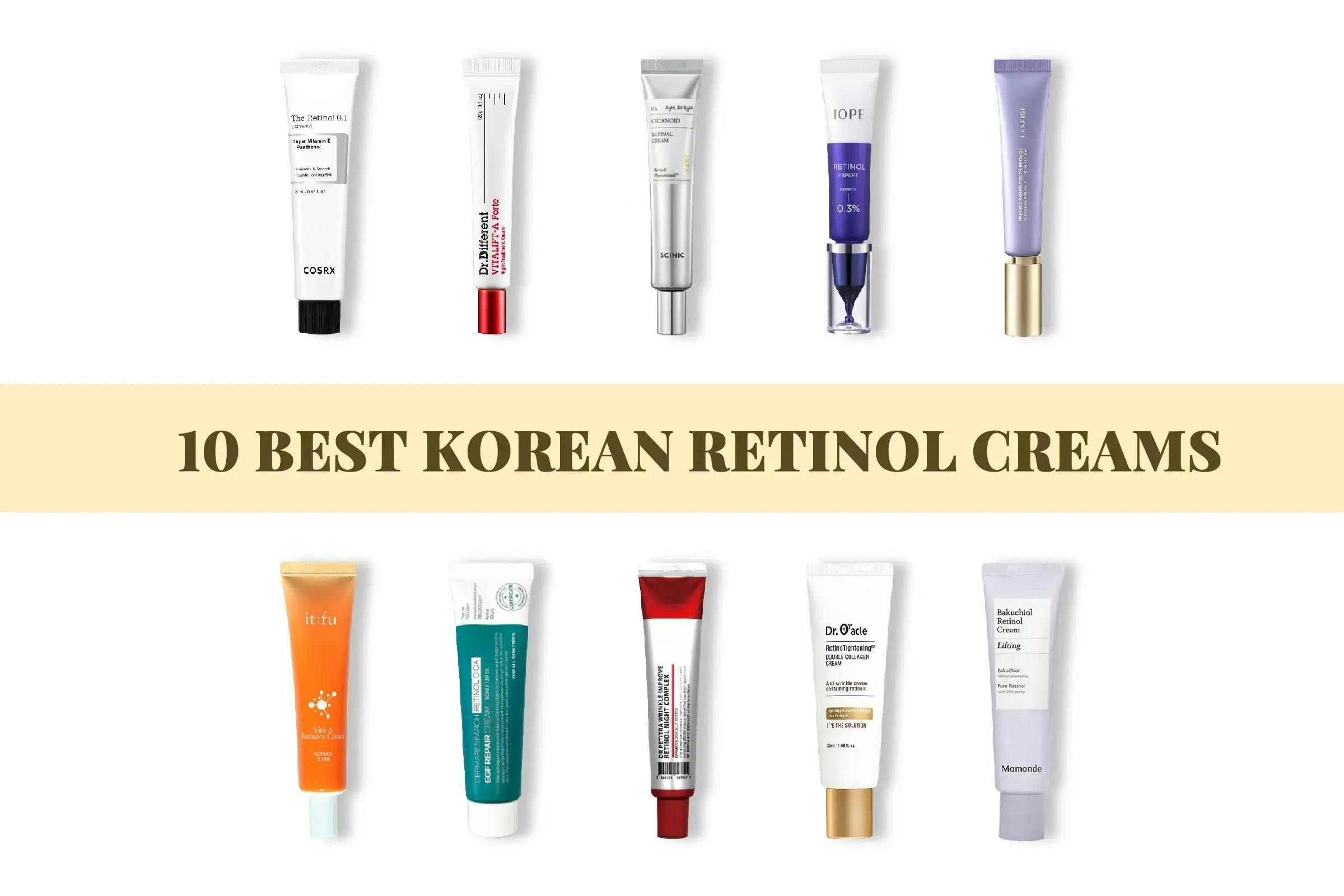 10 Best Korean Retinol Creams