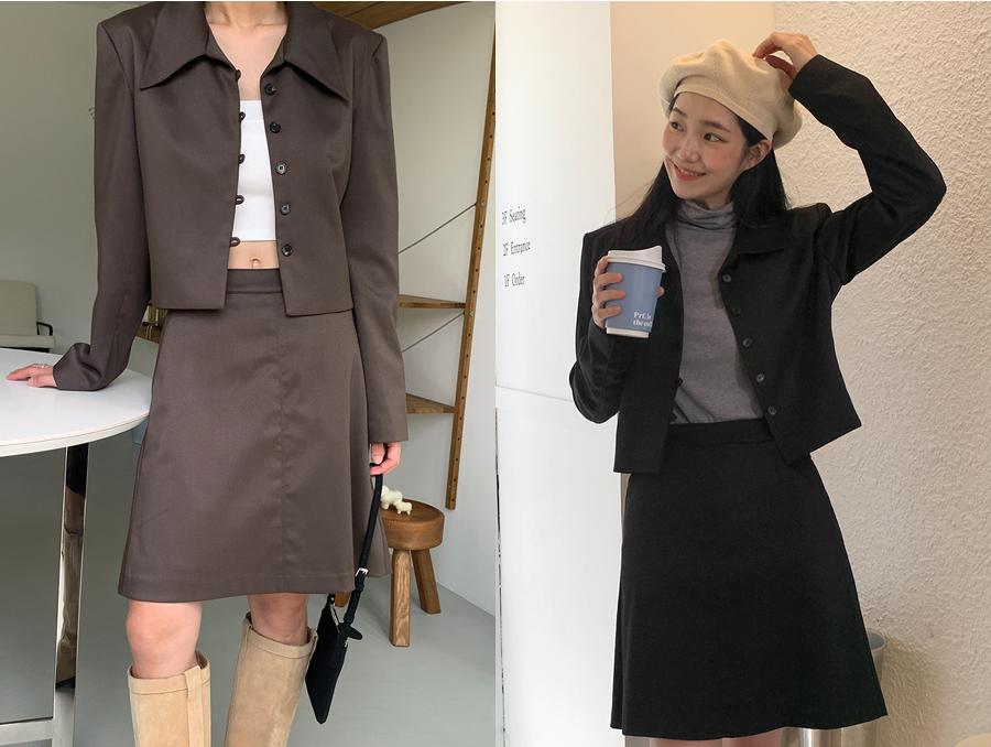 Beginning jacket+skirt set